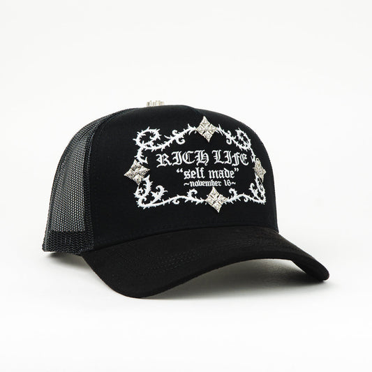 BARBAS HATS RICH LIFE BLACK