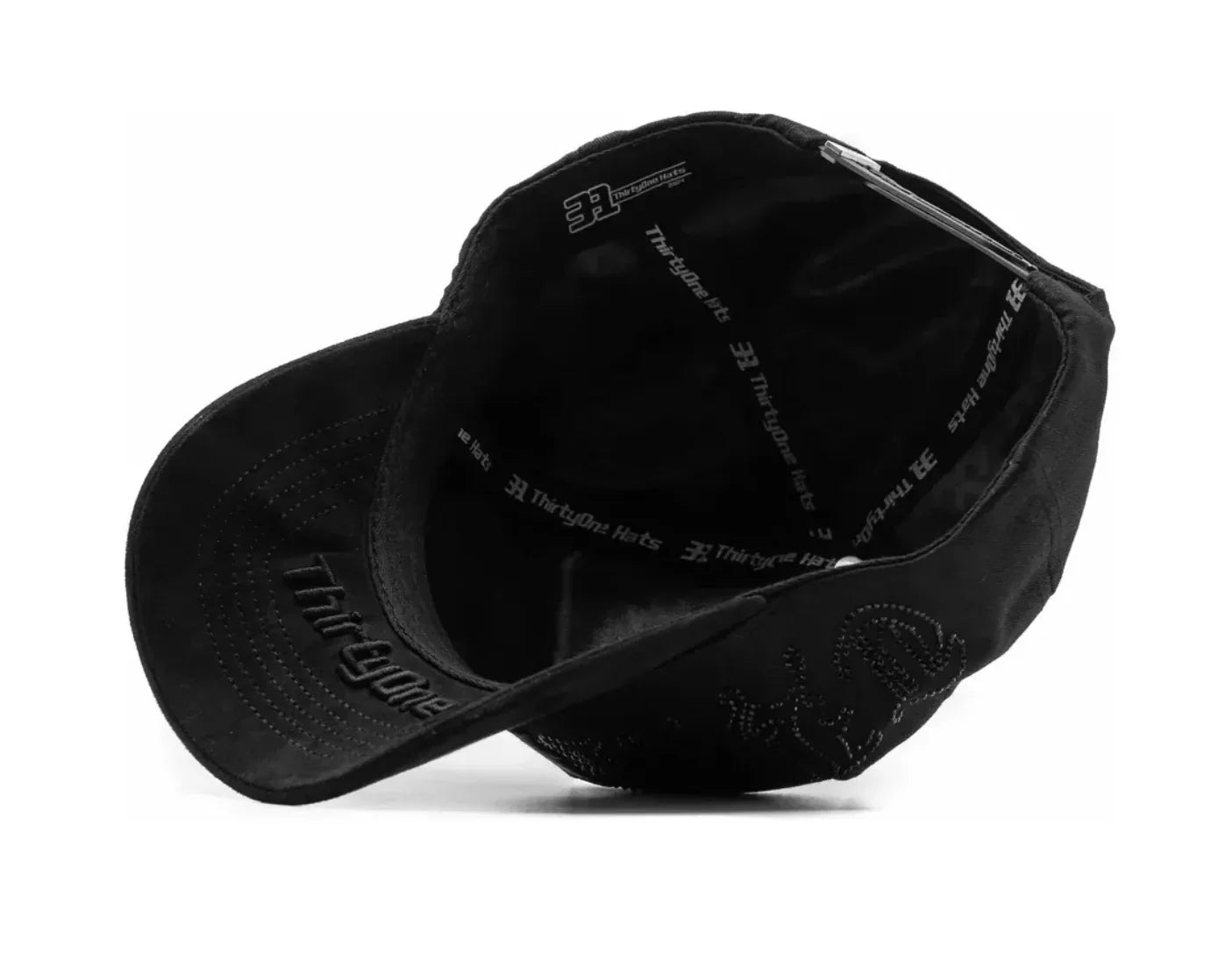 31 HATS – NY Crystals Black Snapback