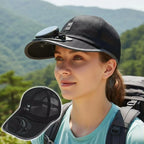 Summer Breathable Mesh Solar Fan Cap