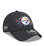 Men’s New Era Charcoal Pittsburgh Steelers 2021 NFL Crucial Catch 9FORTY Adjustable Hat