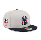 Men’s New York Yankees New Era Khaki/Black 2026 Fourth of July 59FIFTY Fitted Hat