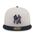 Men’s New York Yankees New Era Khaki/Black 2026 Fourth of July 59FIFTY Fitted Hat