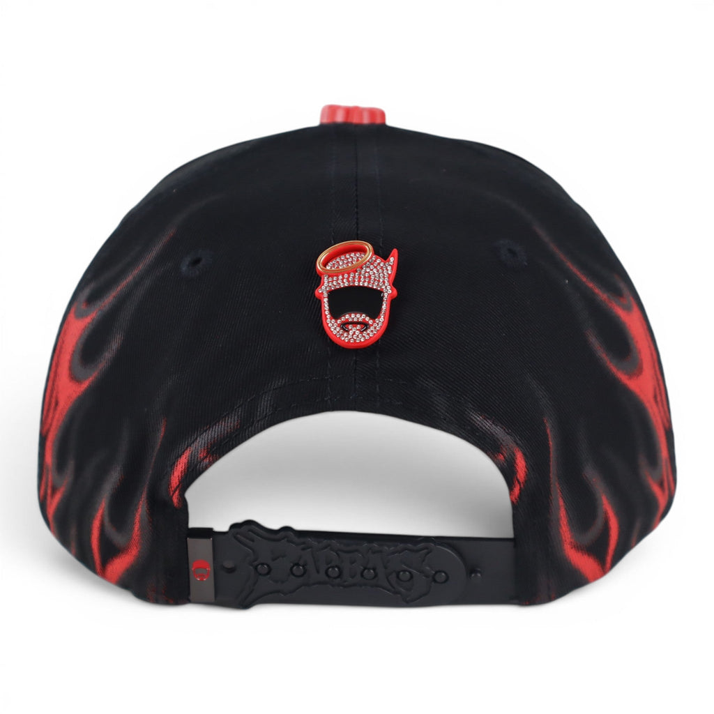 Barbas Hats Born Crazy Black/Red Snapback