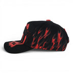 Barbas Hats Born Crazy Black/Red Snapback