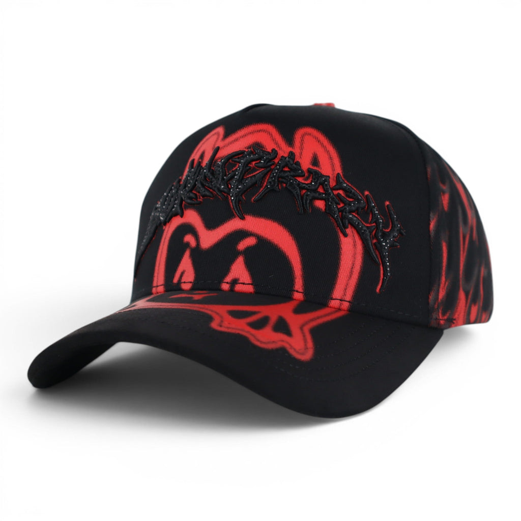 Barbas Hats Born Crazy Black/Red Snapback