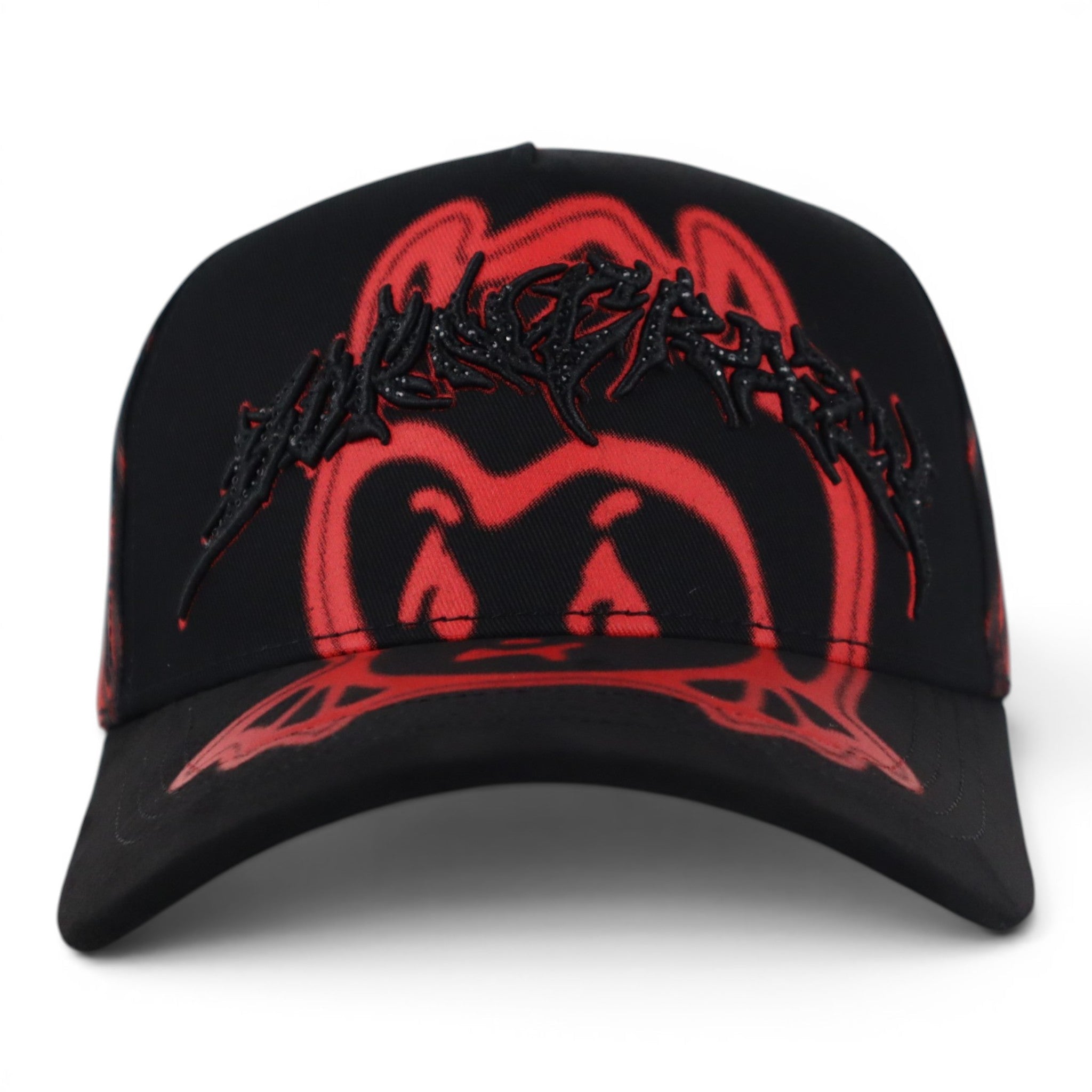 Barbas Hats Born Crazy Black/Red Snapback